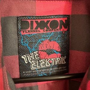 Dixxon Flannel, The Elektrik, men’s size large, pet free and smoke free home